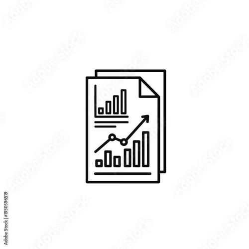 Business Data Reports and Growth Analysis Graphs for Financial Insights
