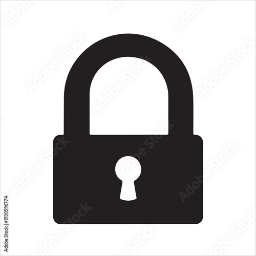 lock silhouette