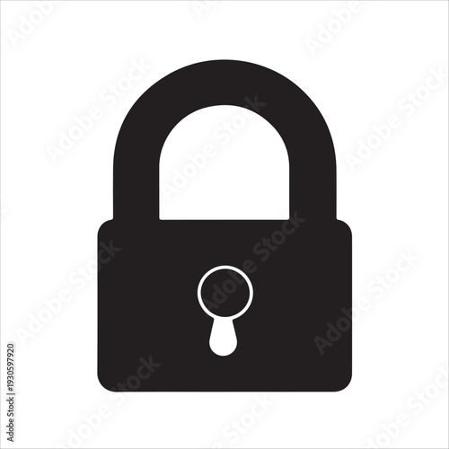 lock silhouette