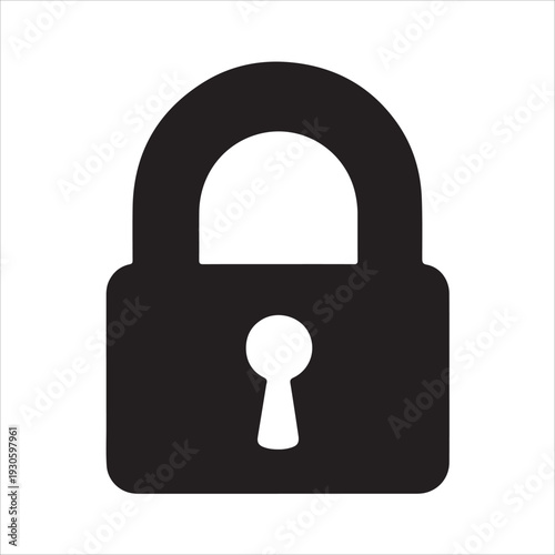 lock silhouette