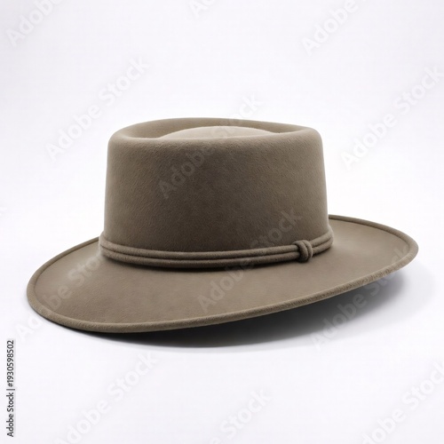Stylish Beige Felt Hat