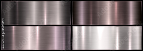 silver metal gradient. background palette with silver texture.Metallic gradient effects for creating texts and bulletin boards, infographics.