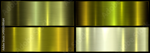 yellow metal gradient. background palette with yellow texture.Metallic gradient effects for creating texts and bulletin boards, infographics.