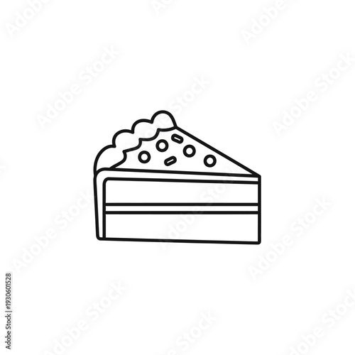 Delicious Slice of Cheesy Cake with Toppings on White Background