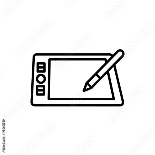 Digital Drawing Tablet with Stylus for Creative Design and Illustration