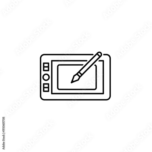 Digital Drawing Tablet with Stylus Pen for Creative Artwork and Design