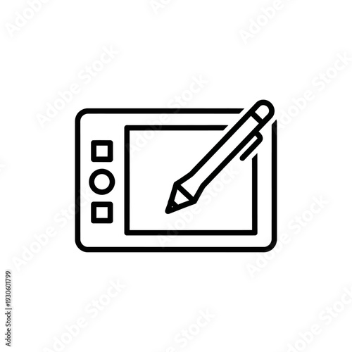 Digital Drawing Tablet with Stylus Pen for Creative Design and Artwork