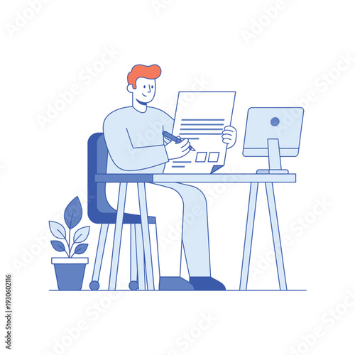 [no text] Flat illustration of a busi_20260227_111313