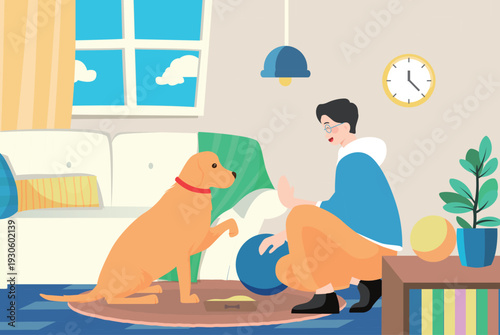 Kitten Pet Care Vector Flat Illustration for E-commerce Shopping Festival