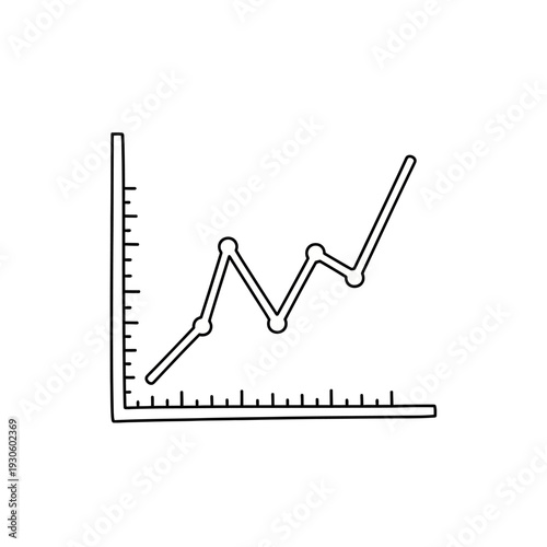 Dynamic Line Graph Showing Growth and Progress Analysis in Business Context
