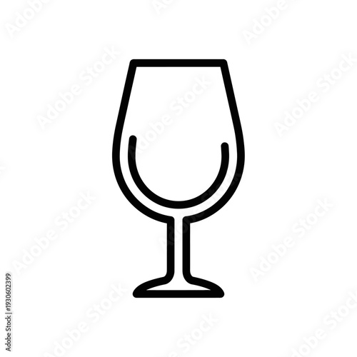 Elegant Glass of Wine on a White Background for Fine Dining and Celebration