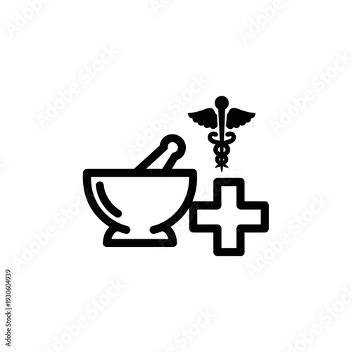 Medical and Healthcare Symbols Icon Set for Medical Assistance and Safety