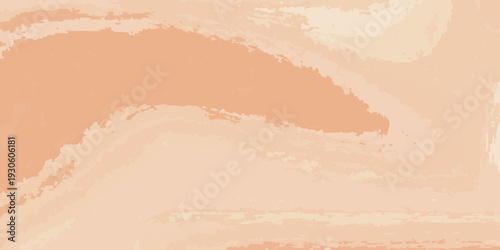 Abstract watercolor wash in shades of peach and light brown