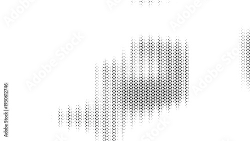 Triangle halftone effect background vector illustration