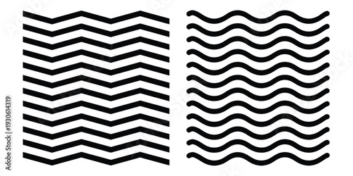 Wavy Line Icon Vector Curved Fluid Air and Water Illustration