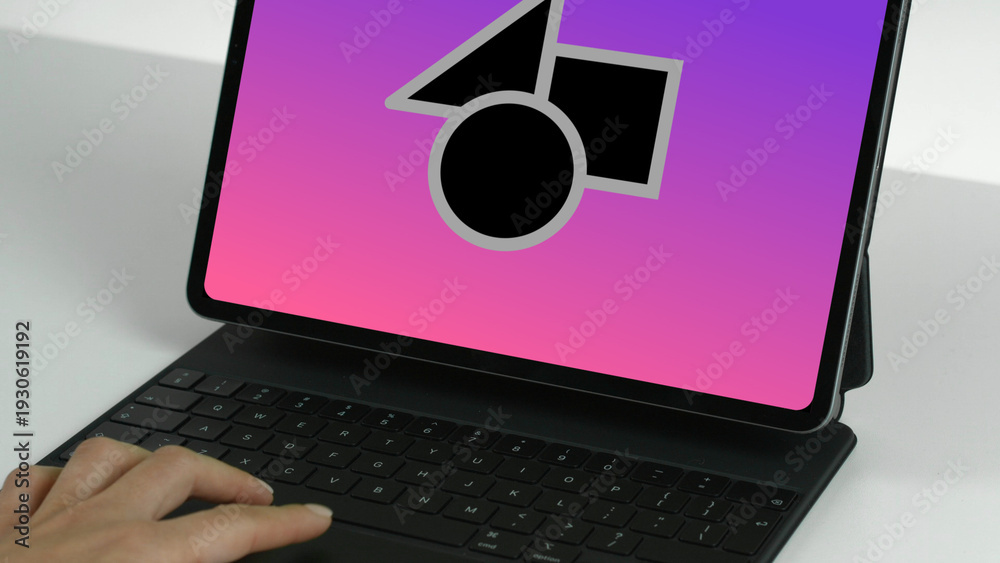 Tablet 21 Trackpad – Modern Touchscreen Screen Presentation, Animated ...