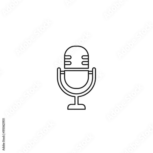 Professional Studio Microphone Close-up for Audio Recording and Broadcast