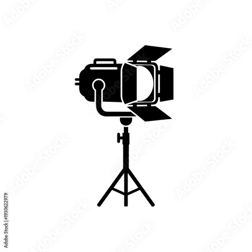 Studio Photography Equipment Setup with Lighting and Tripod for Professional Photo Shooting