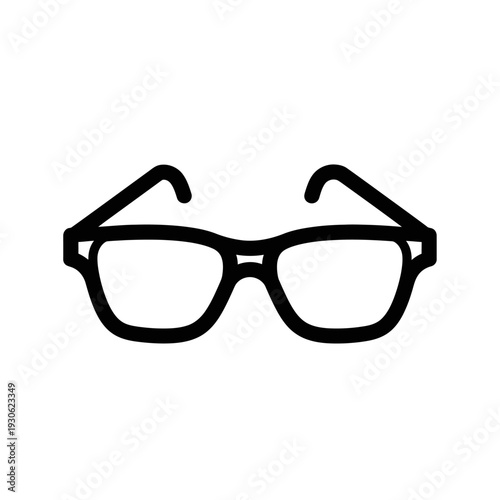 Modern Black Eyeglasses with Stylish Frame for Fashionable Wear