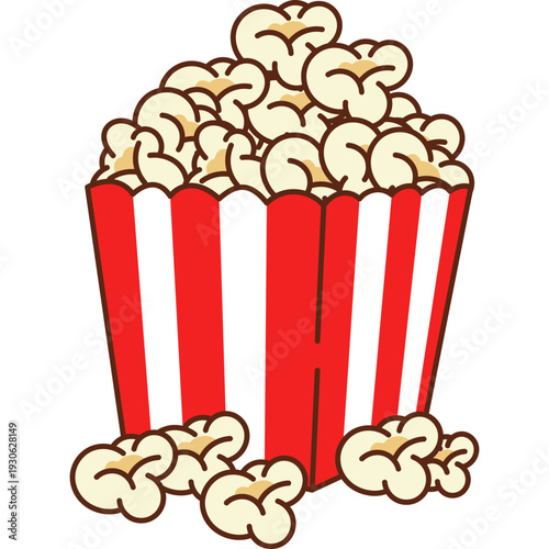 Popcorn Vector Illustration