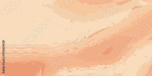 Abstract peach and cream colored background with blurred textural elements