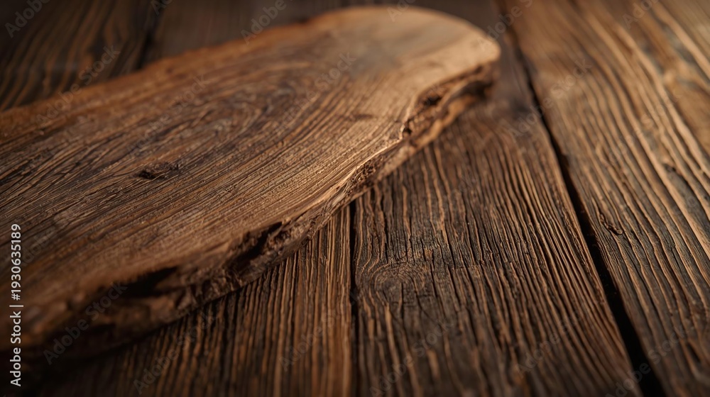 Fototapeta premium Rustic Wooden Board Background with Copy Space