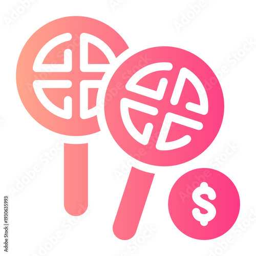 money gradient icon