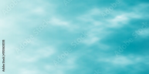 Minimalist abstract background featuring a soft blue to turquoise gradient with subtle cloudy textures