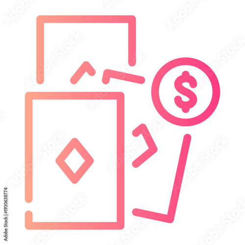 money gradient icon