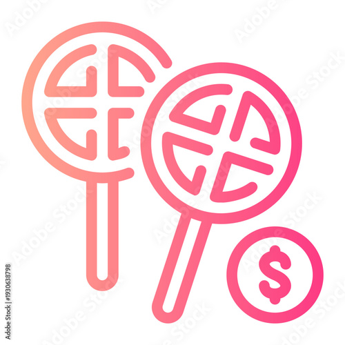 money gradient icon