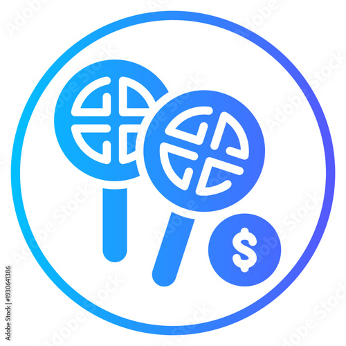 money gradient icon