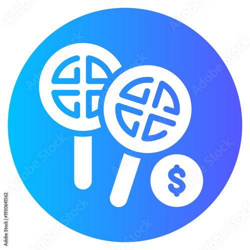 money gradient icon