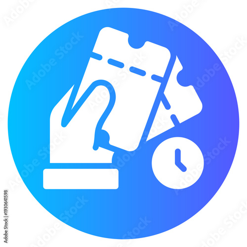 time gradient icon