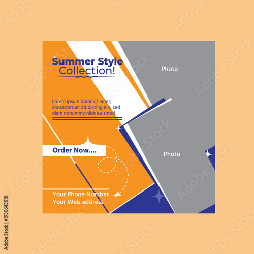 Social media template