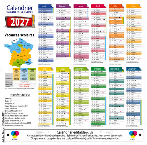 Calendrier 2027 - 03
