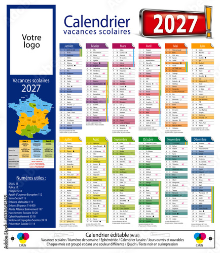 Calendrier 2027 - 01