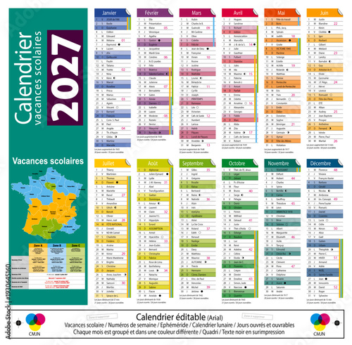 Calendrier 2027 - 10