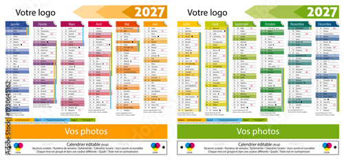 Calendrier 2027 - 08