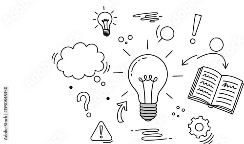 Brainstorming Ideas Thoughts Illustration