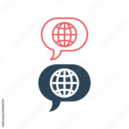 Translation icons set. translate, translator, language, bilingual, dictionary, communication, bi-racial.