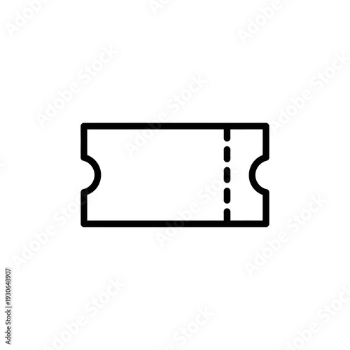 Close-Up of Movie Ticket Stub with Event Invitation and Design Elements