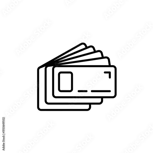 Close-Up View of Credit Cards with Magnetic Stripes and Chip Security Features