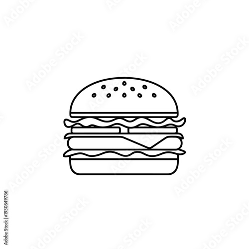 Delicious Double Cheeseburger with Fresh Lettuce and Tomato