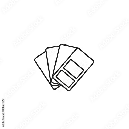 Minimalist Illustration of Handwritten Notes with Digital Device for Productivity