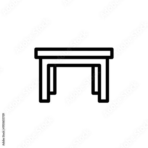 Minimalist Wooden Stool with Modern Design for Home or Office Settings