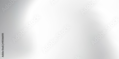 Silver mirror surface. Effect of metal sheen. Chrome abstract background. Steel foil material. Glass window. White grey gradient with glossy effect. Vector realistic illustrationPrint