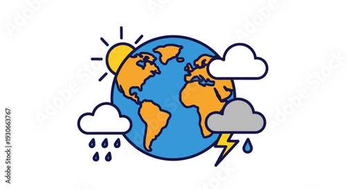 Global Weather Forecast Icon