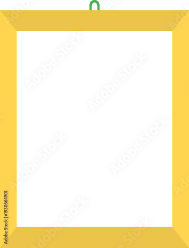 brown portrait photo frame for class