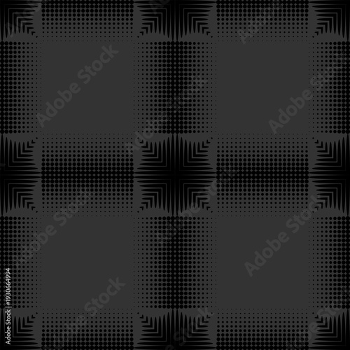 seamless geometric pattern of concentric circles, vector