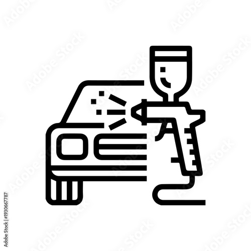  Car Paint icon in vector. Illustration